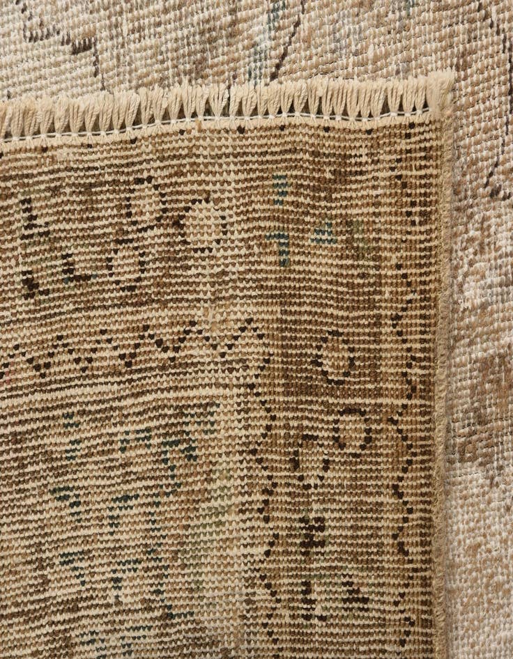 Detail image of 6' 6 x 9' 5  Hand Knotted Ultra Vintage Persian Wool Rug