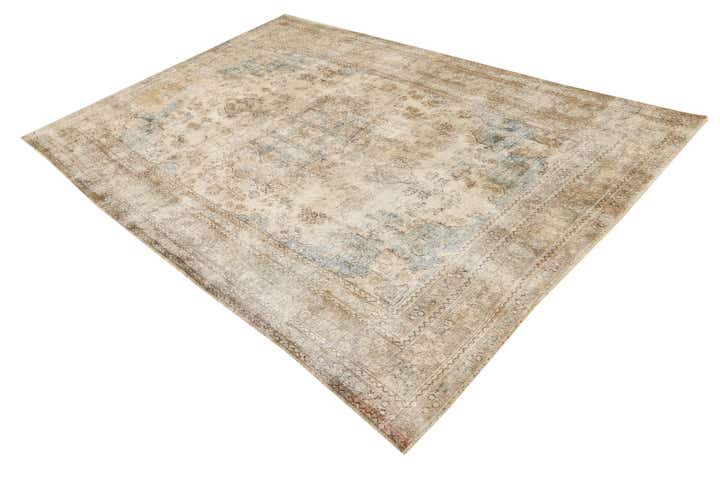 6' 6 x 9' 5 Hand Knotted Ultra Vintage Persian Wool Rug