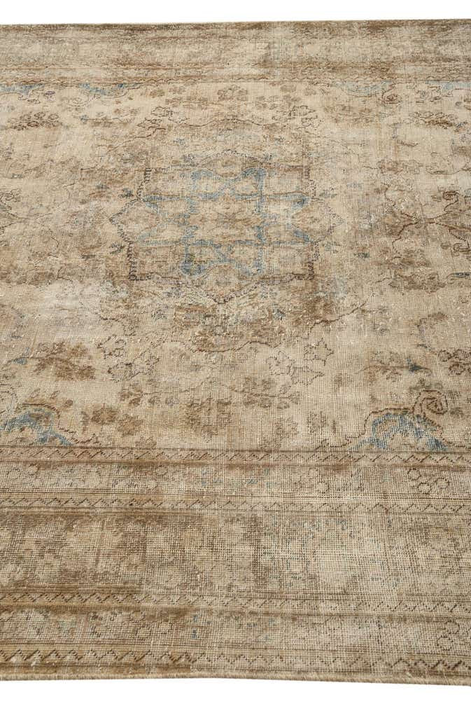 6' 6 x 9' 5 Hand Knotted Ultra Vintage Persian Wool Rug