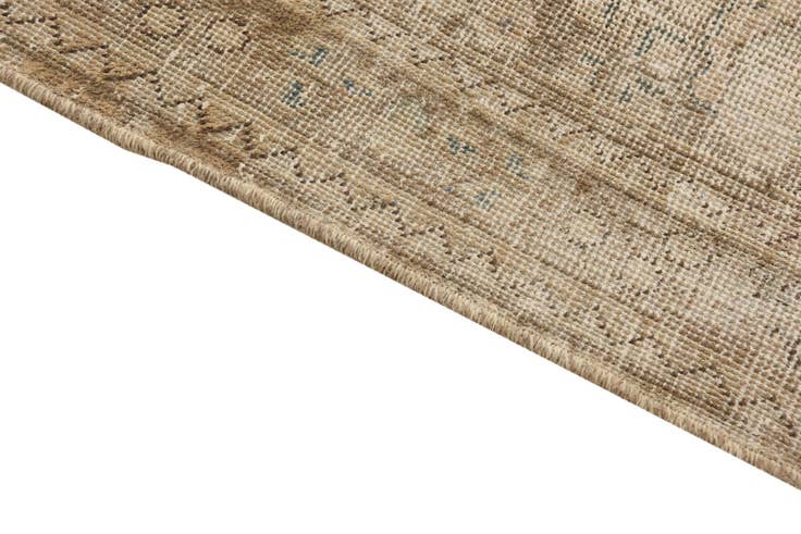 Detail image of 6' 6 x 9' 5 Hand Knotted Ultra Vintage Persian Wool Rug