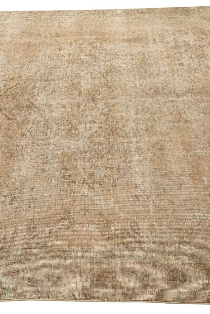 7' x 9' 9 Hand Knotted Ultra Vintage Persian Wool Rug