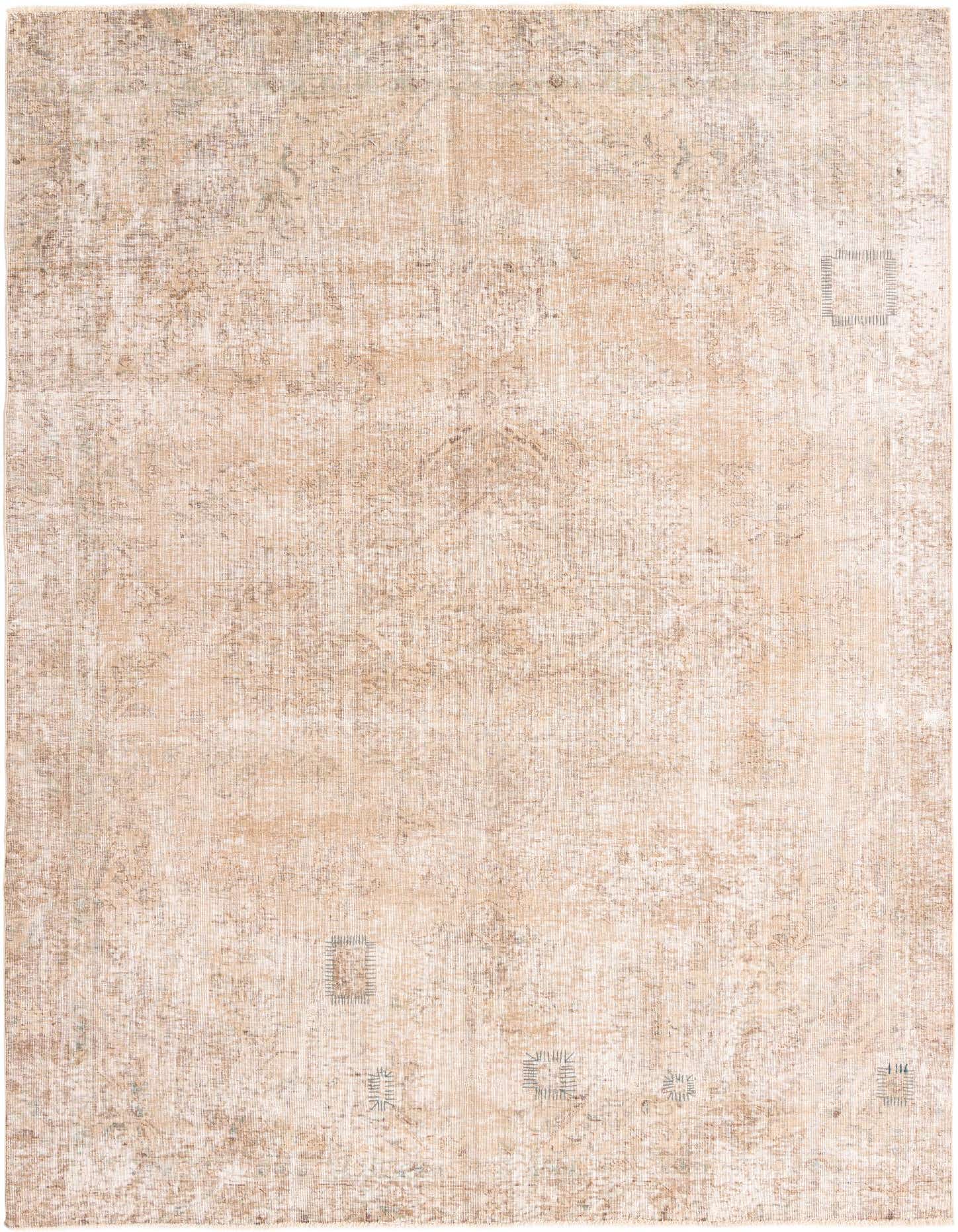 Primary image 7' x 9' 9  Hand Knotted Ultra Vintage Persian Wool Rug