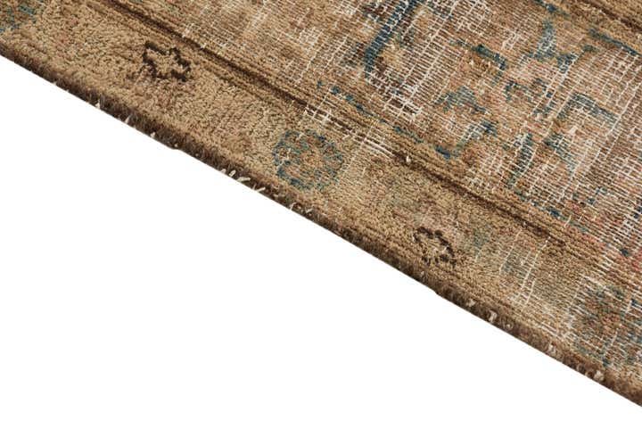 6' 1 x 8' 9 Hand Knotted Ultra Vintage Persian Wool Rug