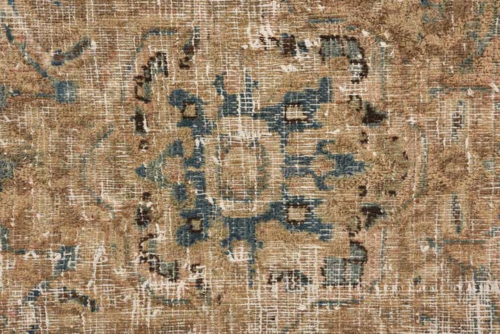 6' 1 x 8' 9 Hand Knotted Ultra Vintage Persian Wool Rug