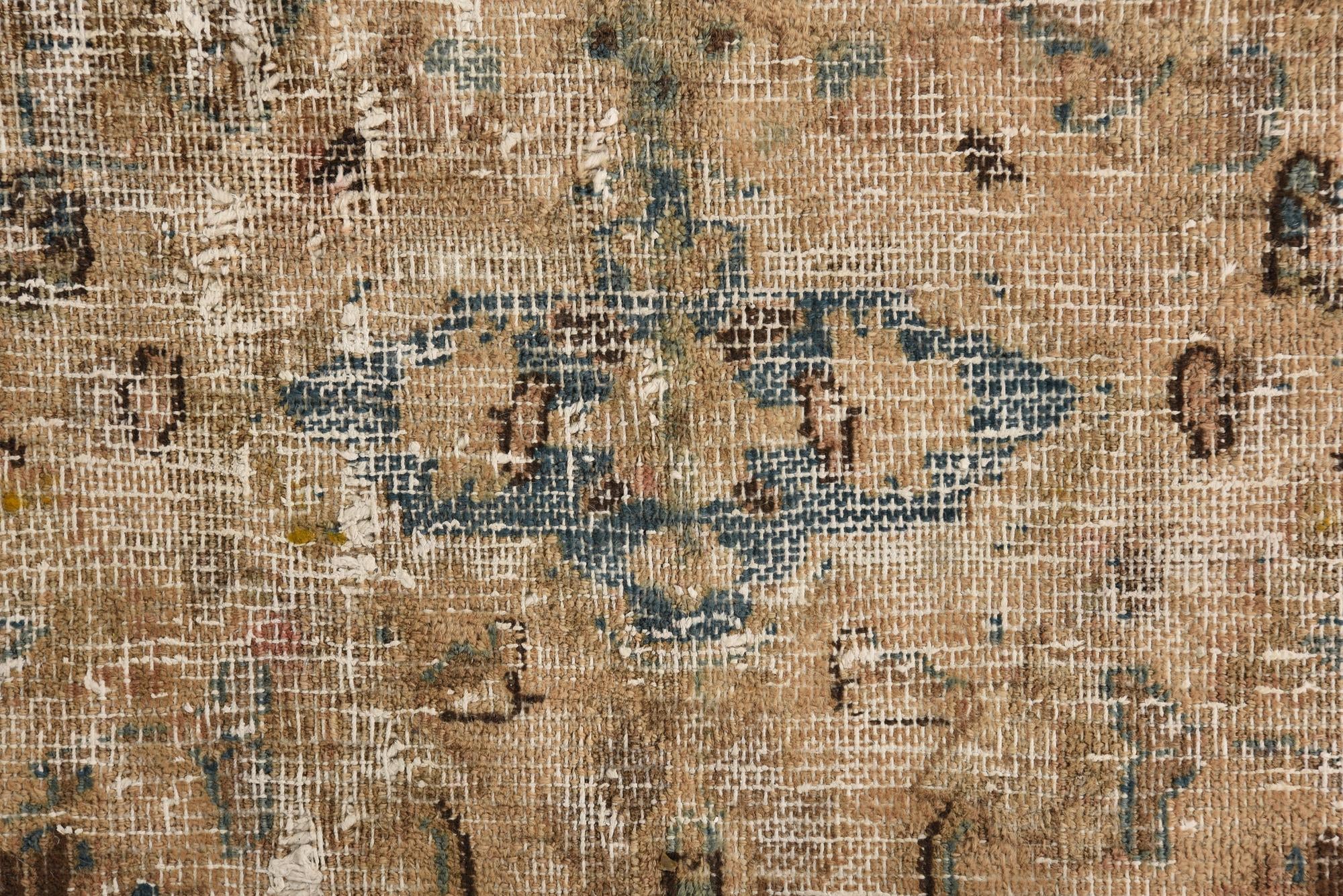 6' 1 x 8' 9 Hand Knotted Ultra Vintage Persian Wool Rug