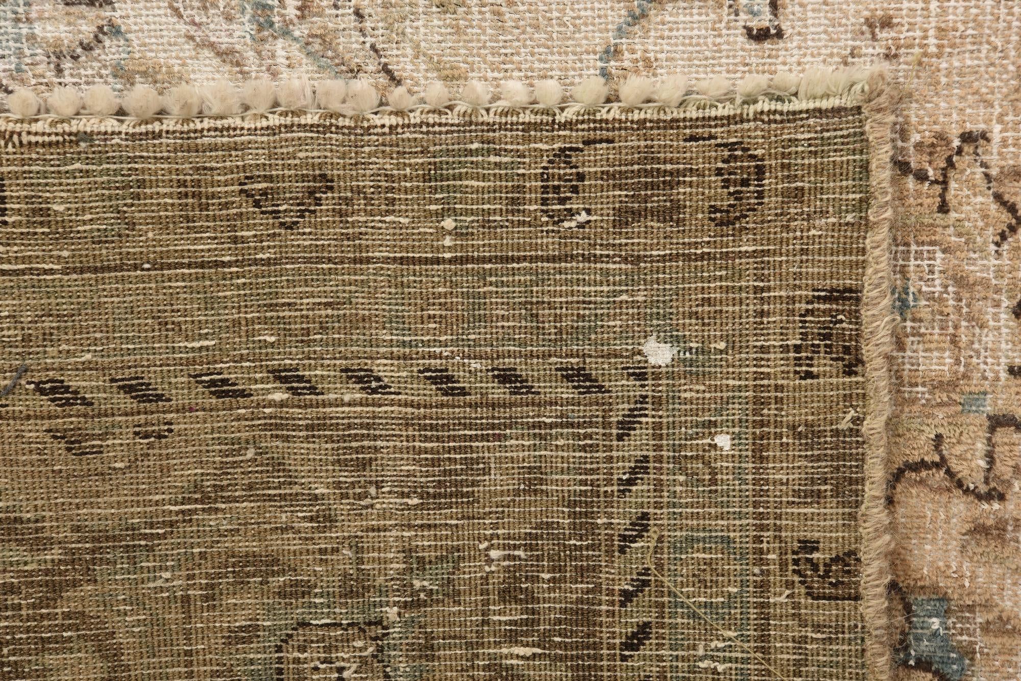 7' 1 x 10' 7 Hand Knotted Ultra Vintage Persian Wool Rug