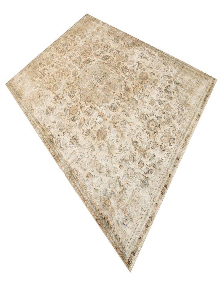 Detail image of 7' 1 x 10' 7  Hand Knotted Ultra Vintage Persian Wool Rug