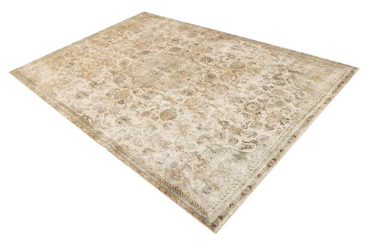 7' 1 x 10' 7 Hand Knotted Ultra Vintage Persian Wool Rug