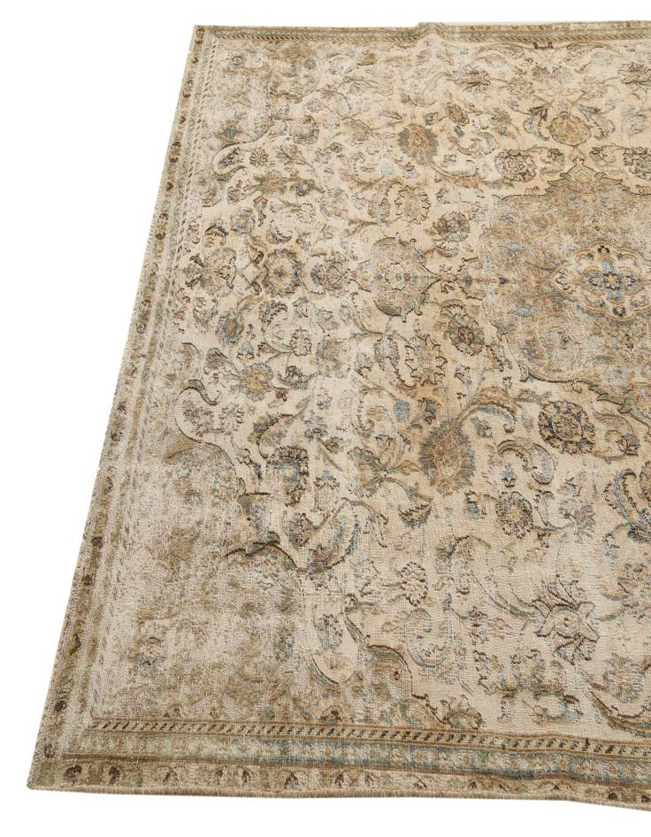 Detail image of 7' 1 x 10' 7  Hand Knotted Ultra Vintage Persian Wool Rug