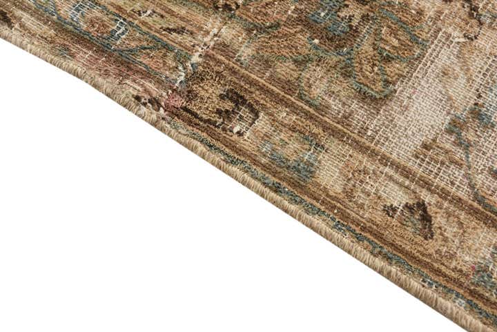 7' 1 x 10' 7 Hand Knotted Ultra Vintage Persian Wool Rug