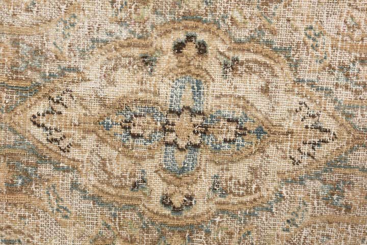 7' 1 x 10' 7 Hand Knotted Ultra Vintage Persian Wool Rug