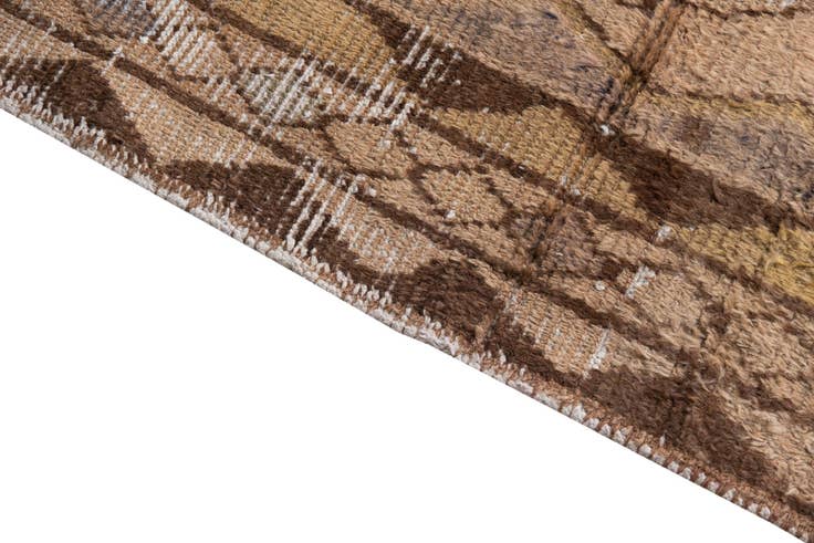 Detail image of 4' 5 x 7' 7 Hand Knotted Ultra Vintage Persian Wool Rug