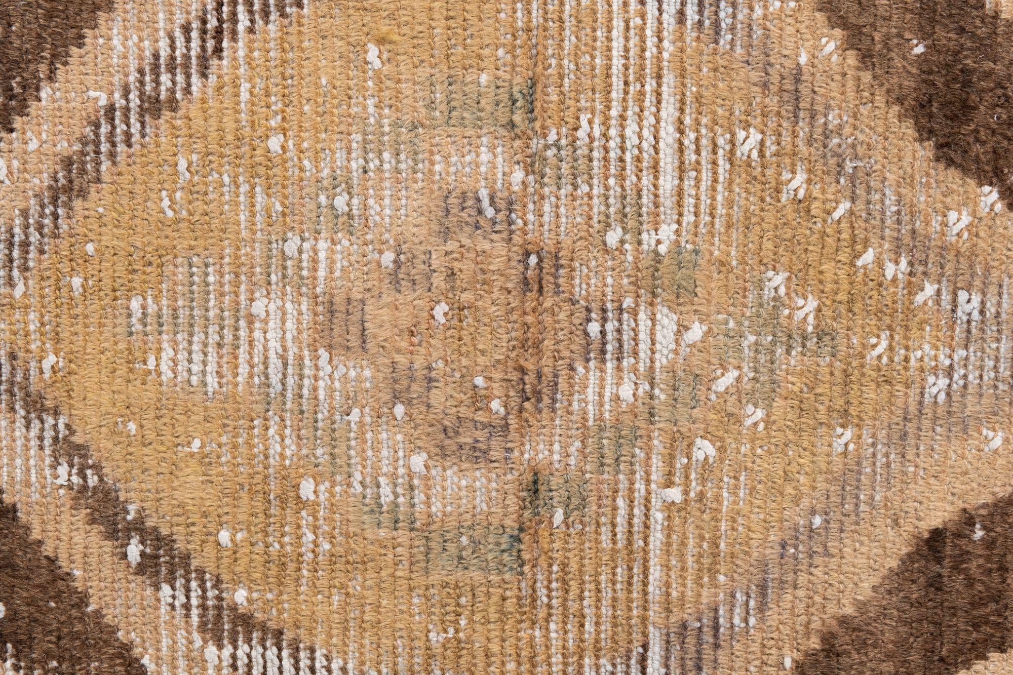4' 5 x 7' 7 Hand Knotted Ultra Vintage Persian Wool Rug