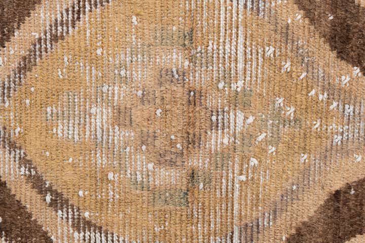 4' 5 x 7' 7 Hand Knotted Ultra Vintage Persian Wool Rug