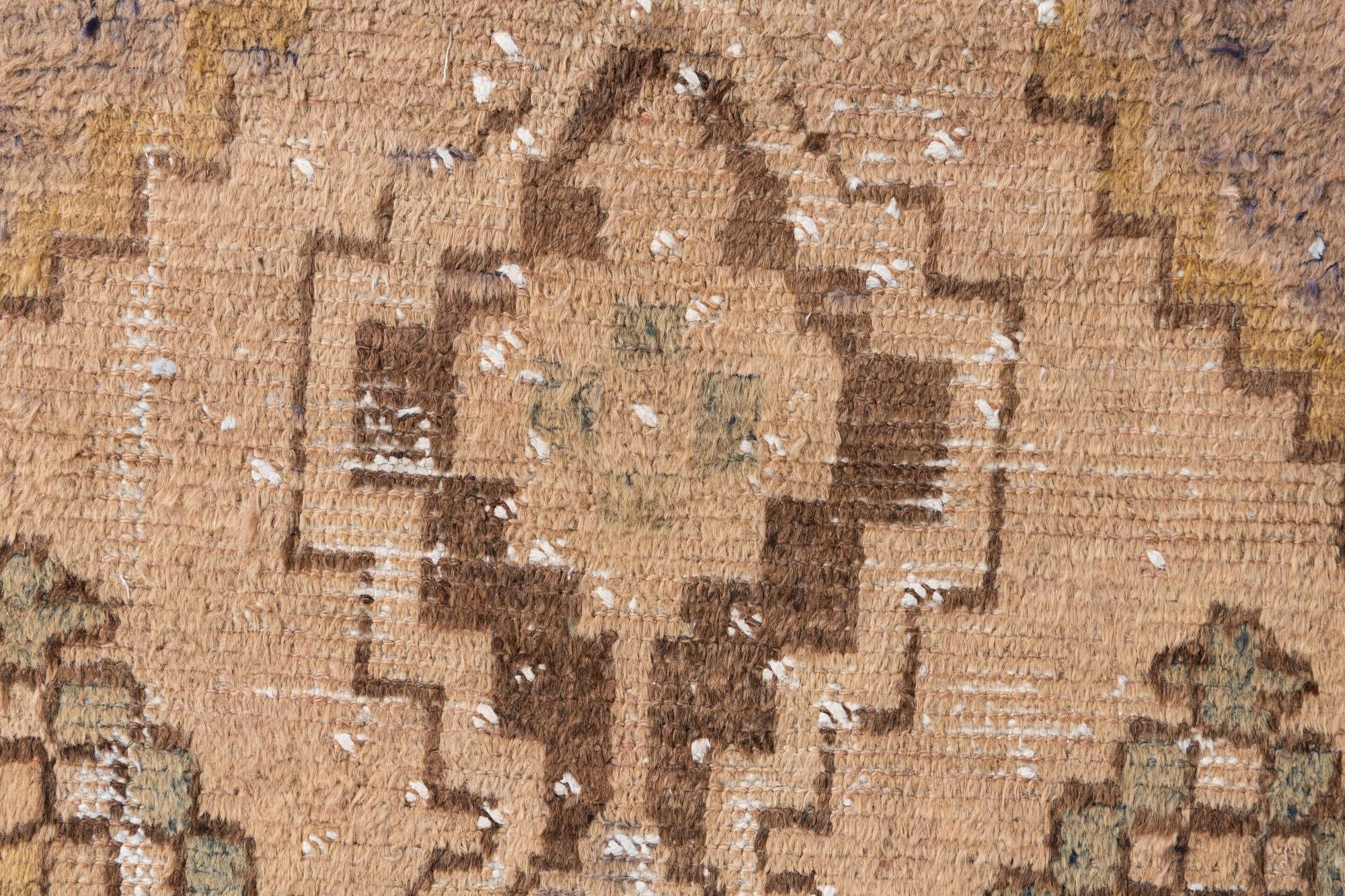 4' 5 x 7' 7 Hand Knotted Ultra Vintage Persian Wool Rug