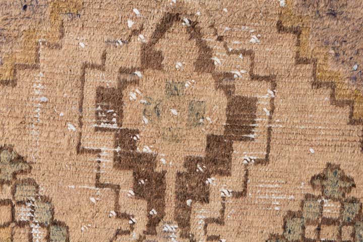 4' 5 x 7' 7 Hand Knotted Ultra Vintage Persian Wool Rug