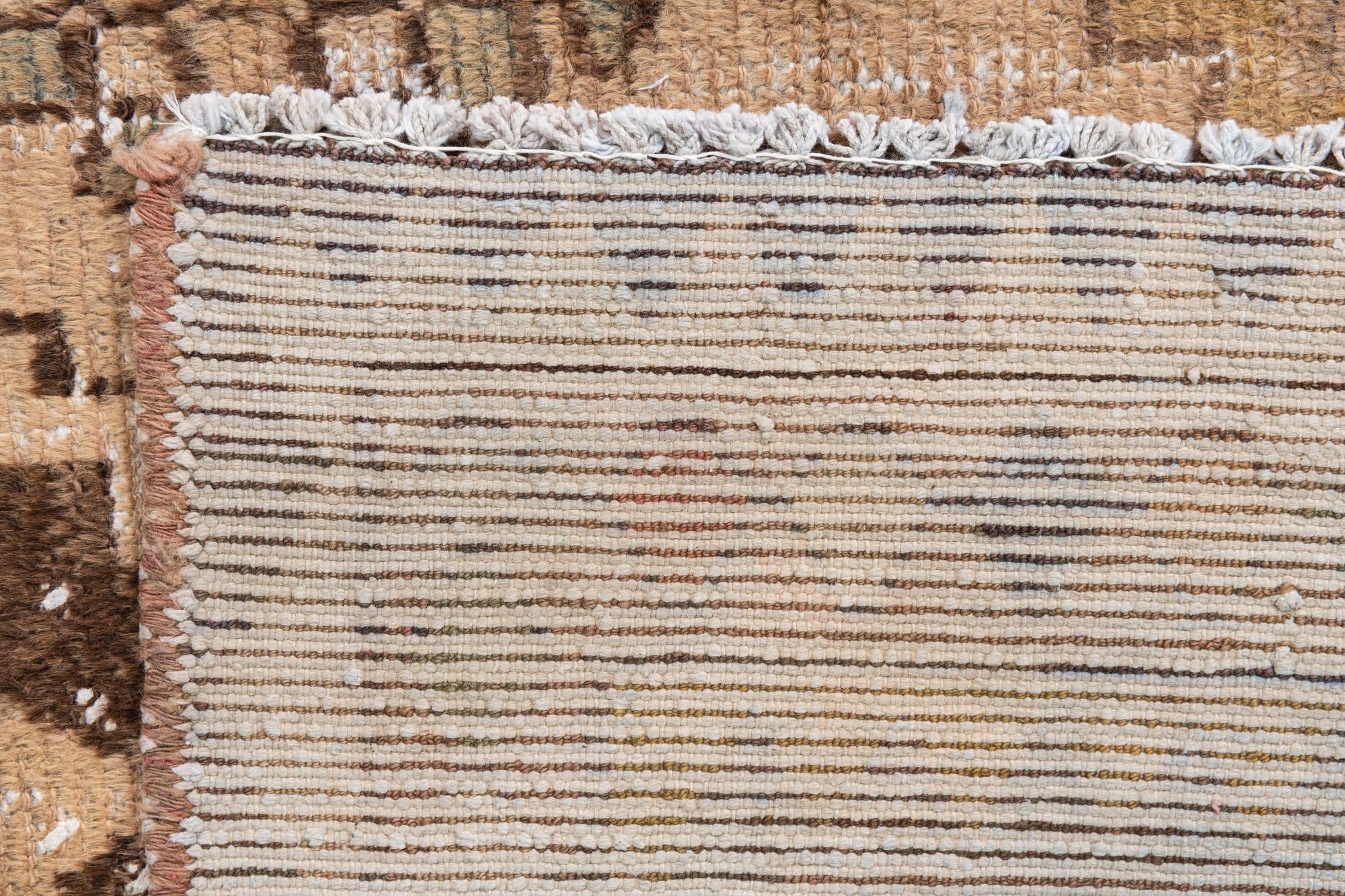 4' 5 x 7' 7 Hand Knotted Ultra Vintage Persian Wool Rug