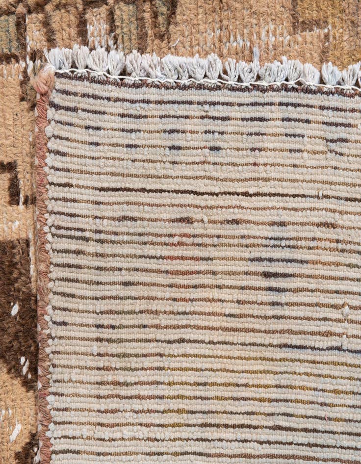 Detail image of 4' 5 x 7' 7  Hand Knotted Ultra Vintage Persian Wool Rug