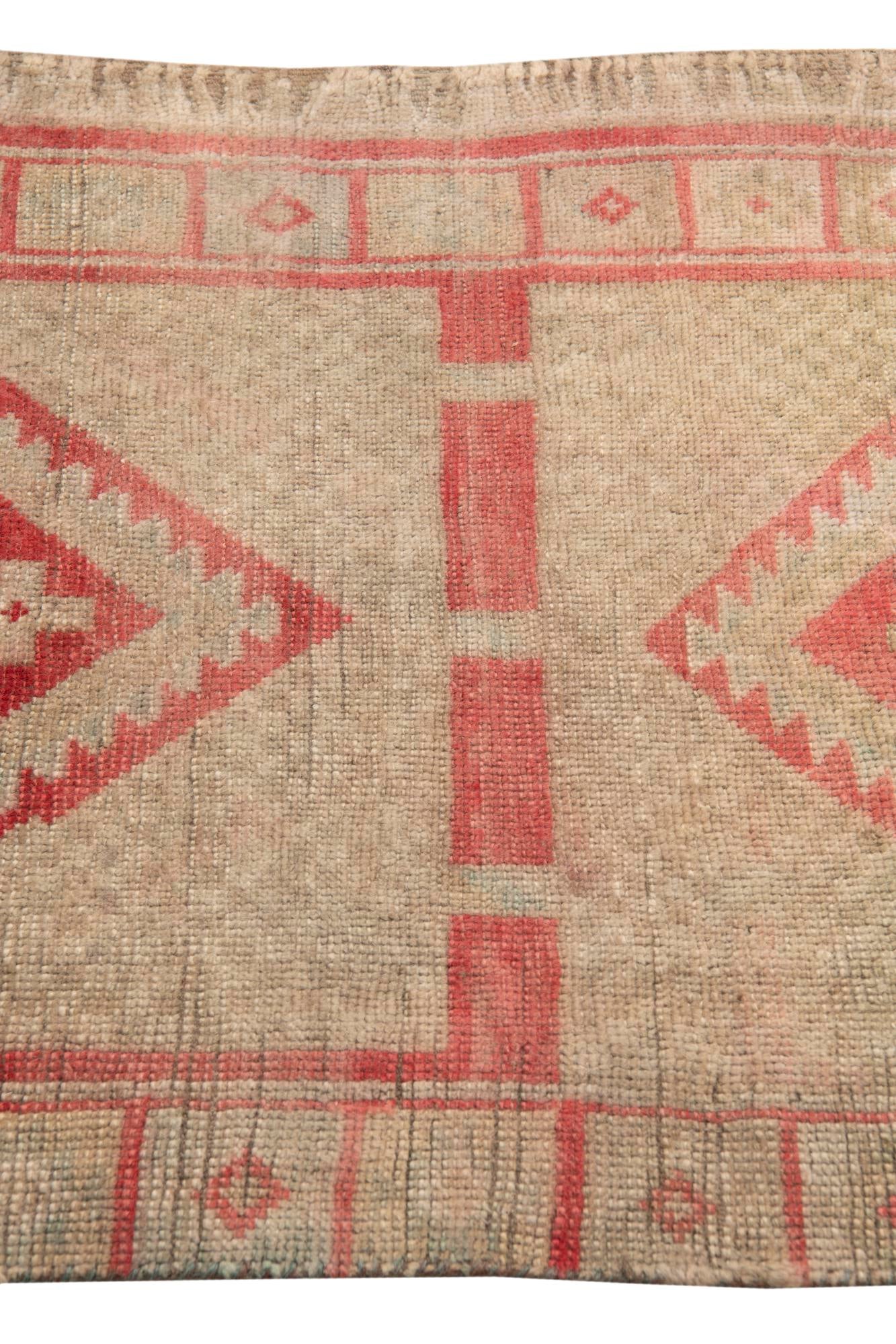 2' 9 x 4' 5 Hand Knotted Ultra Vintage Persian Wool Rug