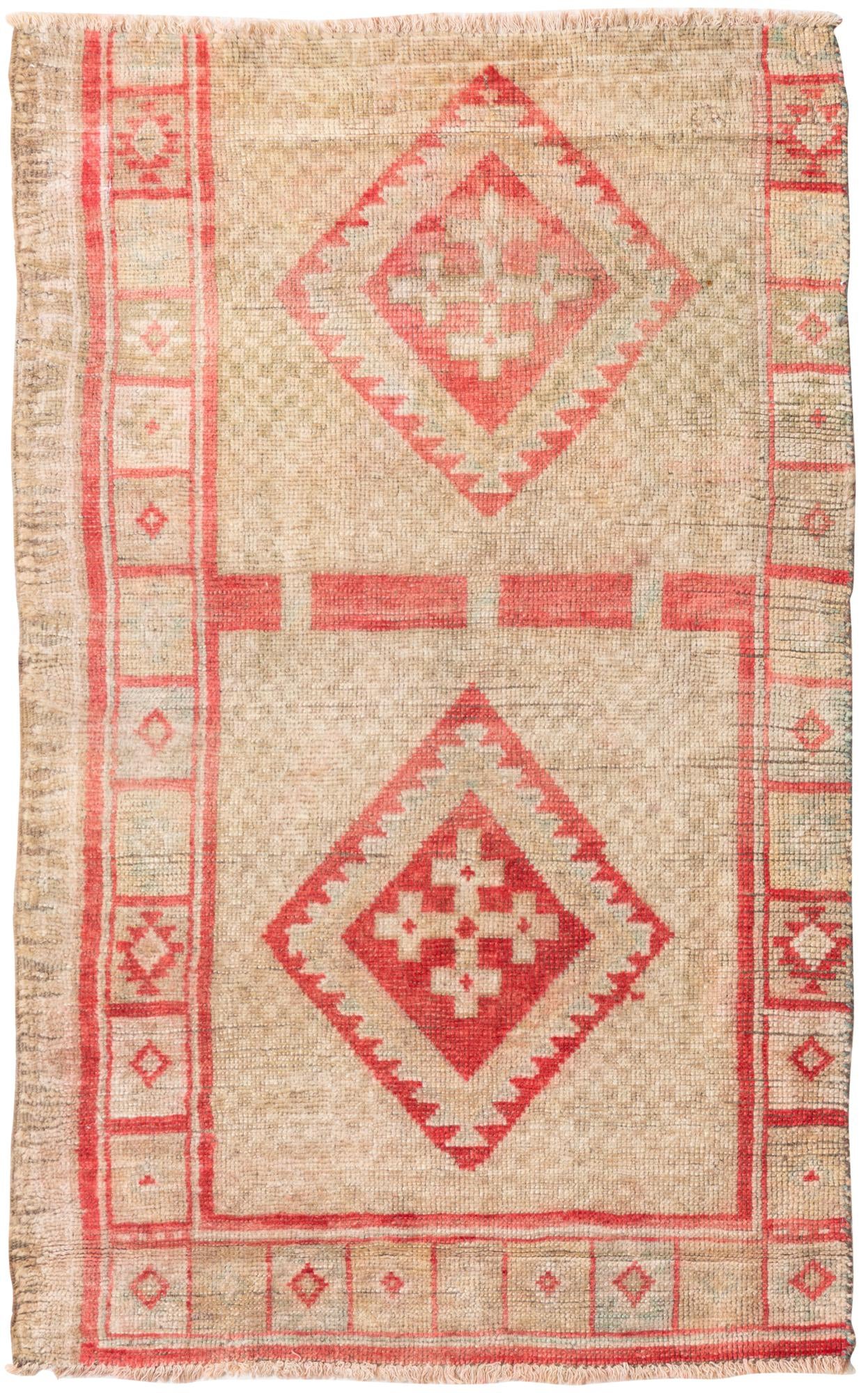 2' 9 x 4' 5 Hand Knotted Ultra Vintage Persian Wool Rug