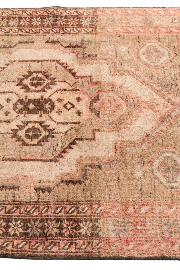 Detail image of 3' 5 x 5' 3 Hand Knotted Ultra Vintage Persian Wool Rug