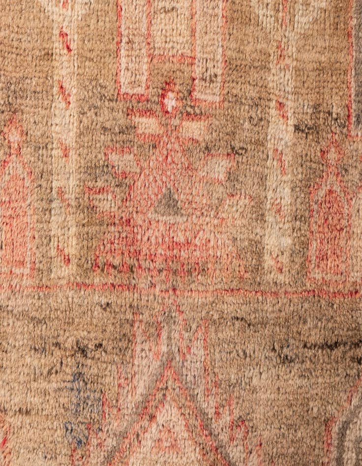 Detail image of 3' 5 x 5' 3  Hand Knotted Ultra Vintage Persian Wool Rug