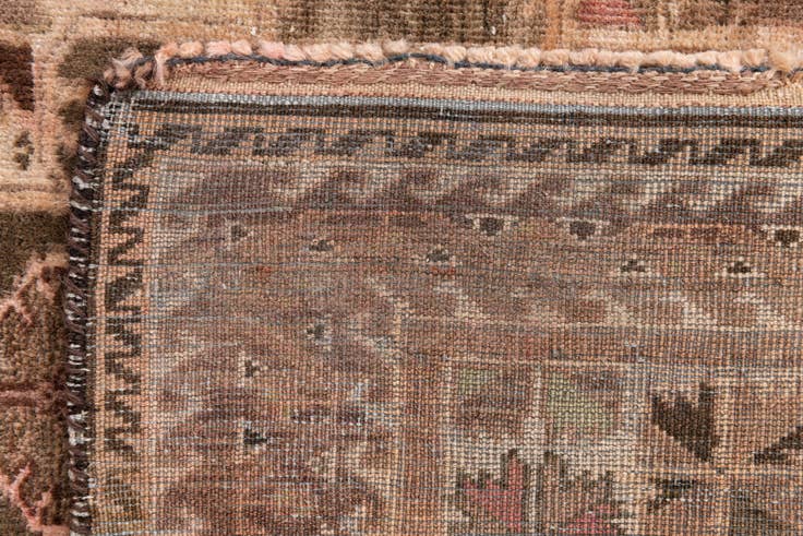 Detail image of 2' 10 x 4' 3 Hand Knotted Ultra Vintage Persian Wool Rug