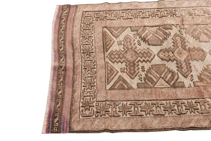 2' 10 x 4' 3 Hand Knotted Ultra Vintage Persian Wool Rug