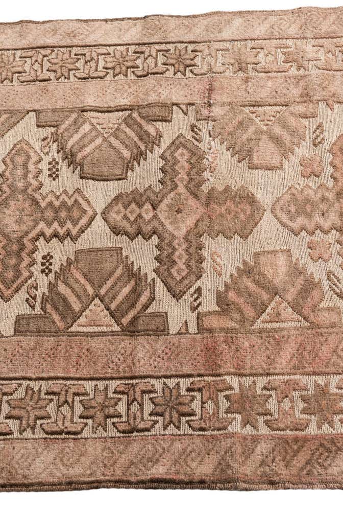 2' 10 x 4' 3 Hand Knotted Ultra Vintage Persian Wool Rug