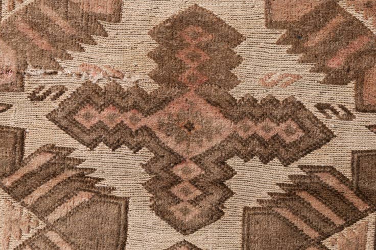 Detail image of 2' 10 x 4' 3 Hand Knotted Ultra Vintage Persian Wool Rug