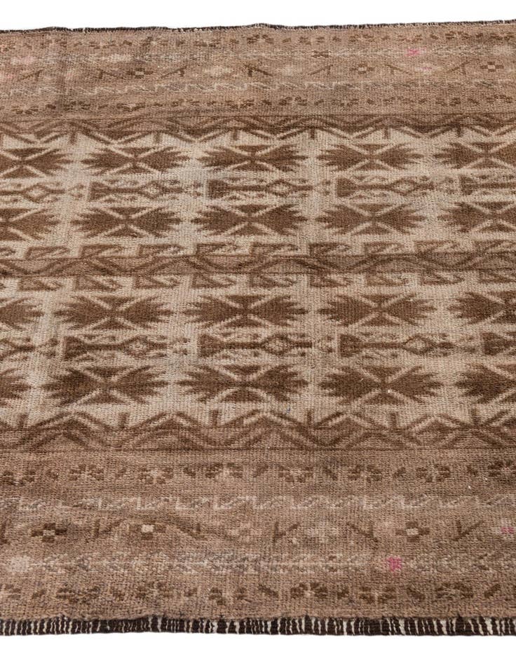 Detail image of 3' 8 x 6' 4  Hand Knotted Ultra Vintage Persian Wool Rug