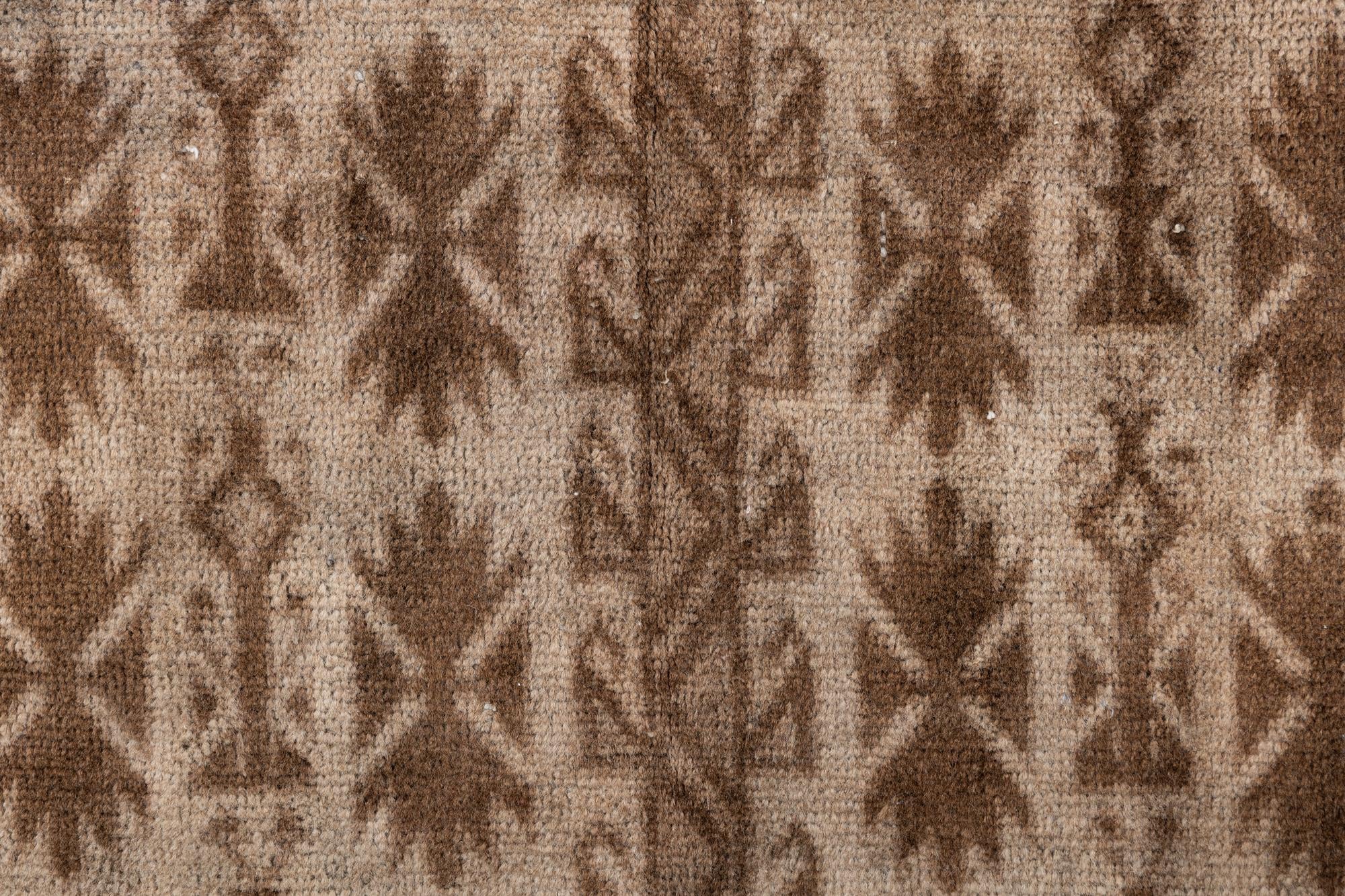 3' 8 x 6' 4 Hand Knotted Ultra Vintage Persian Wool Rug