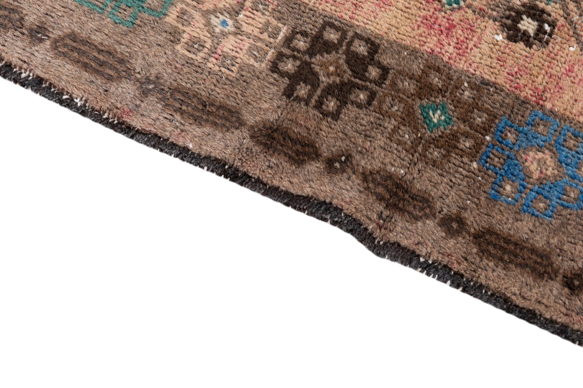 3' 10 x 7' 3 Hand Knotted Ultra Vintage Persian Wool Rug