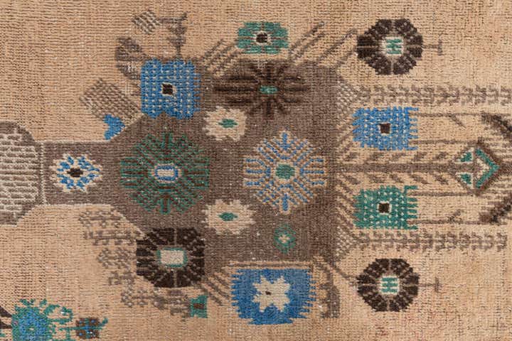 3' 10 x 7' 3 Hand Knotted Ultra Vintage Persian Wool Rug