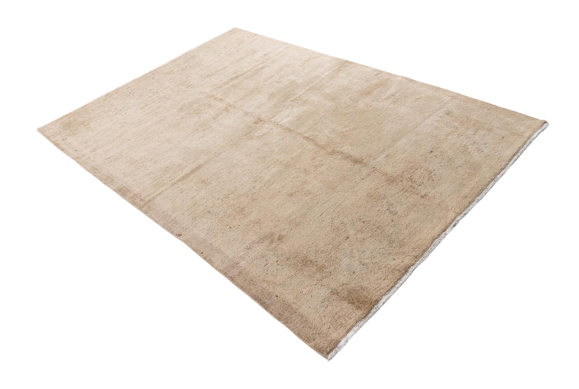 5' x 7' Hand Knotted Ultra Vintage Persian Wool Rug