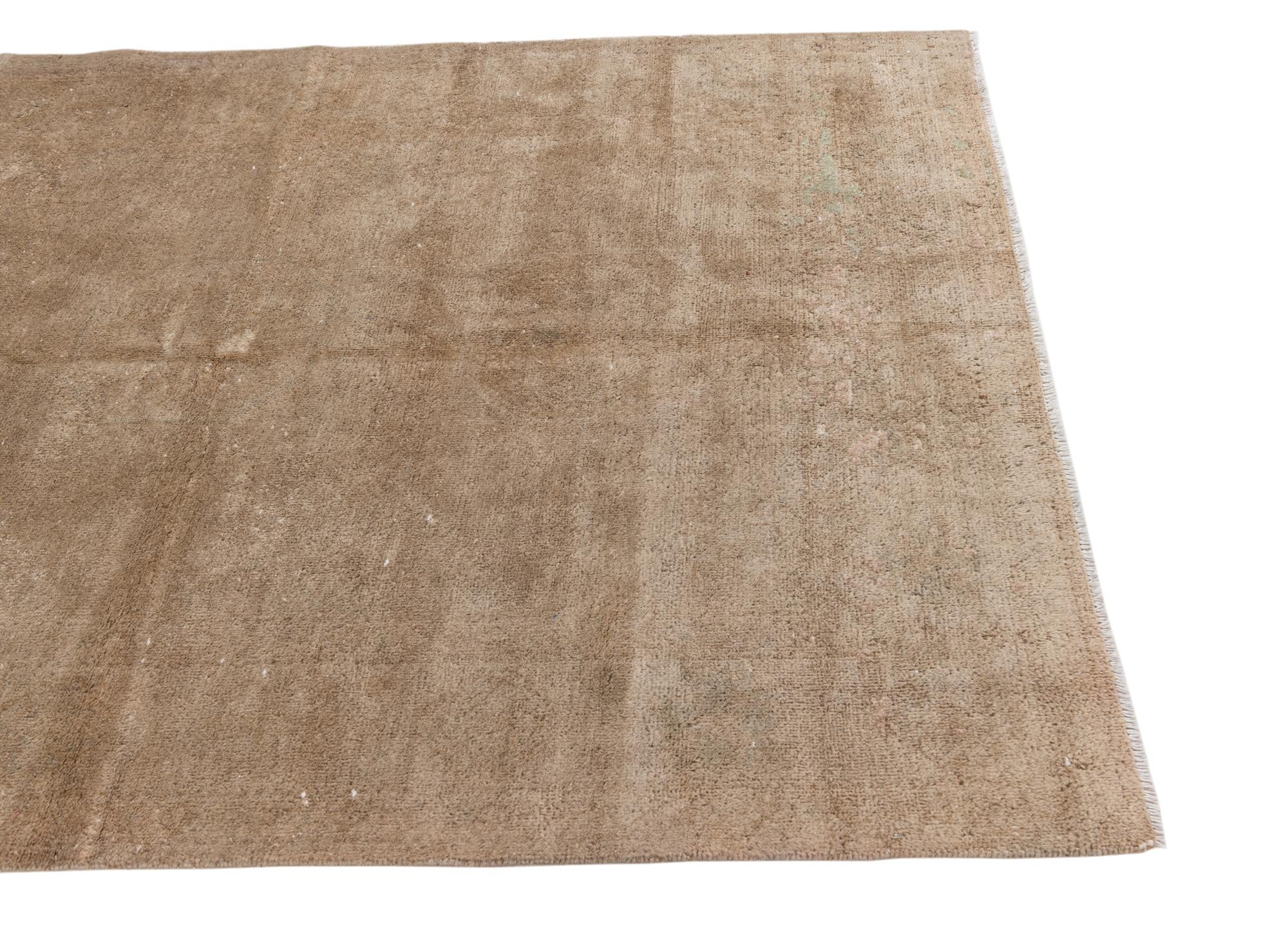 5' x 7' Hand Knotted Ultra Vintage Persian Wool Rug