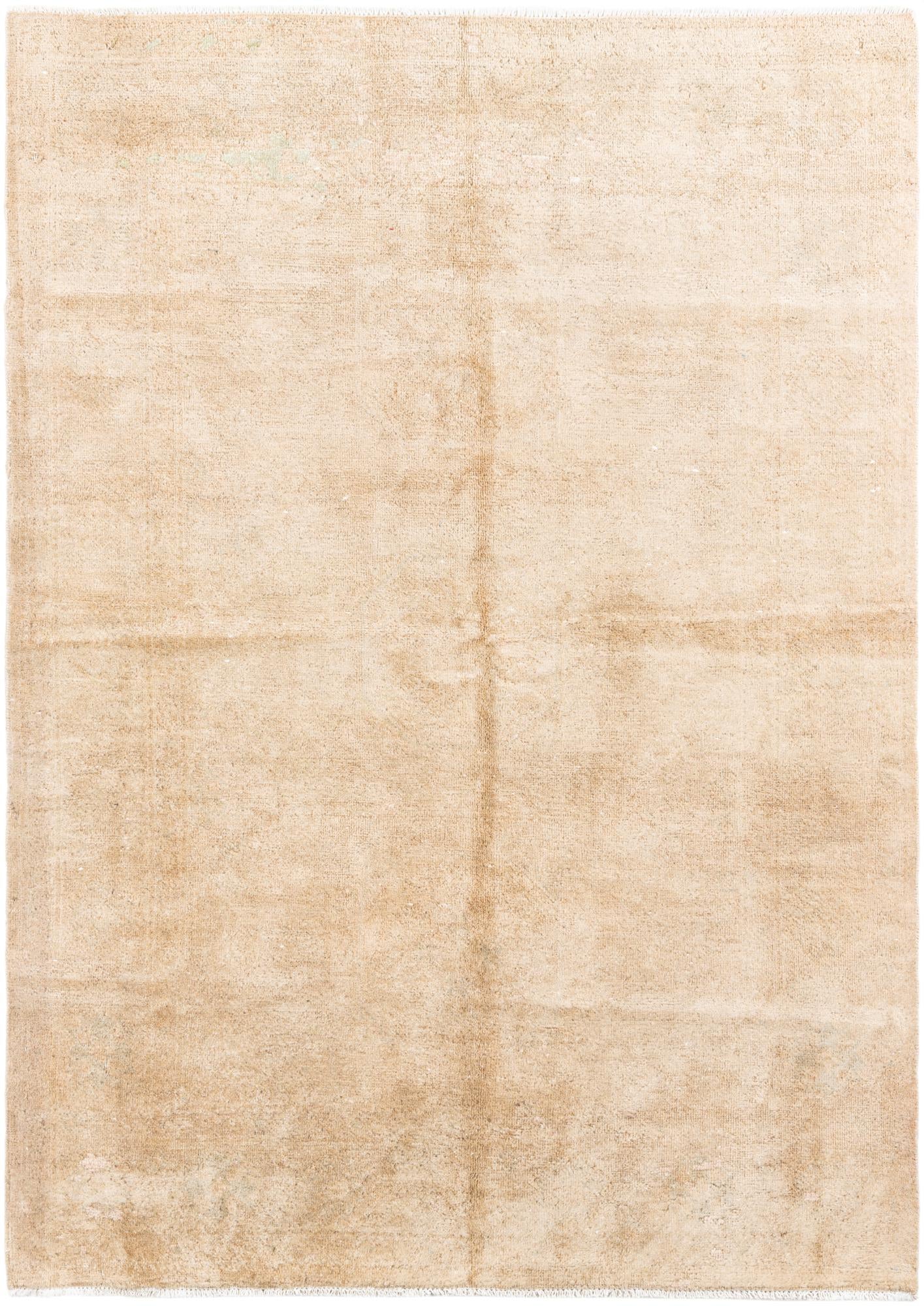 5' x 7' Hand Knotted Ultra Vintage Persian Wool Rug