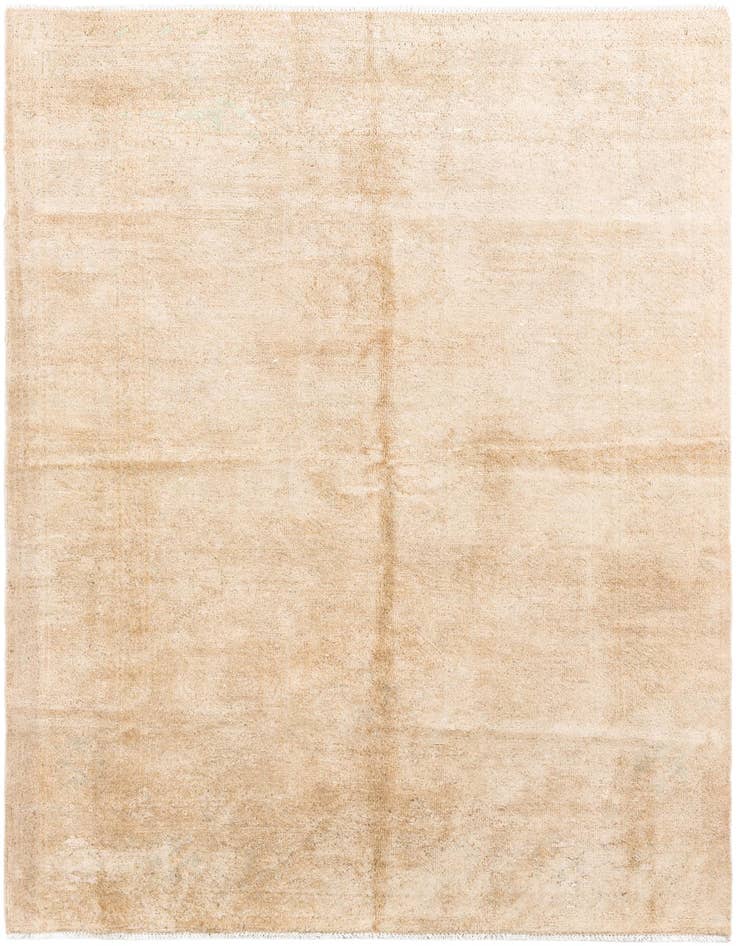 Detail image of 5' x 7' Hand Knotted Ultra Vintage Persian Wool Rug