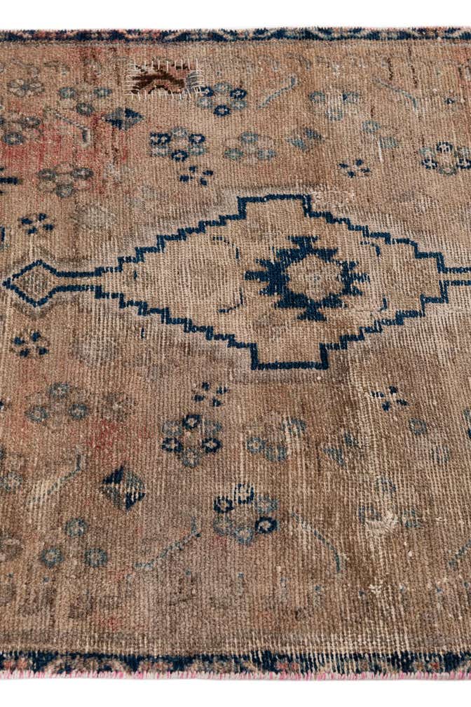 90cm x 175cm anudado a mano Ultra Vintage Alfombra Persa Lana