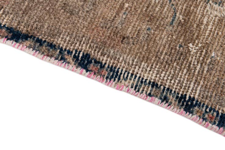 Detail image of 90cm x 175cm anudado a mano Ultra Vintage Alfombra Persa Lana