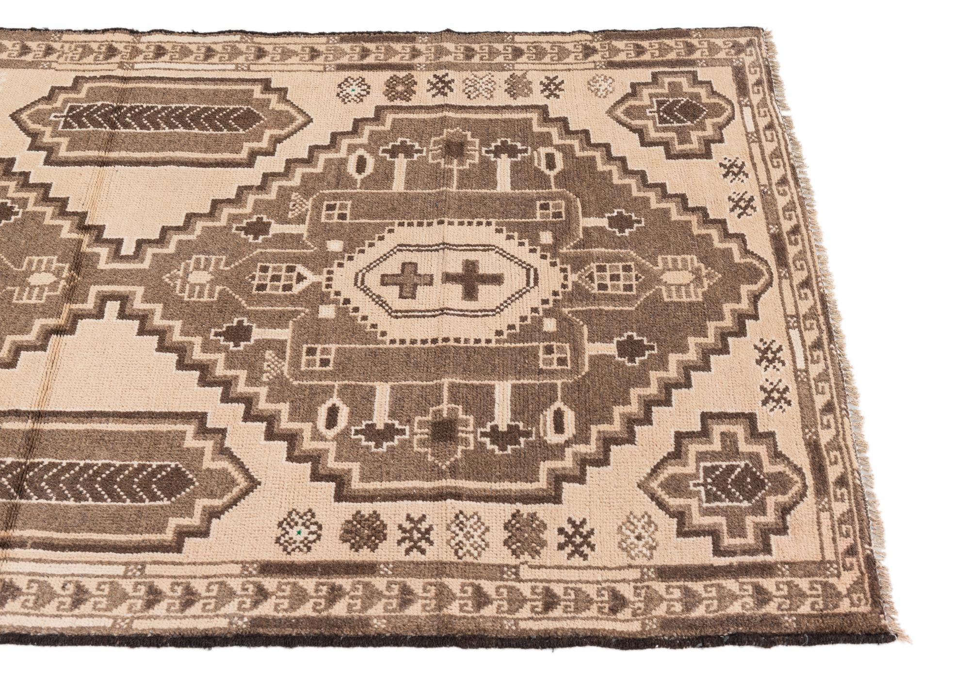 3' 4 x 6' Hand Knotted Ultra Vintage Persian Wool Rug