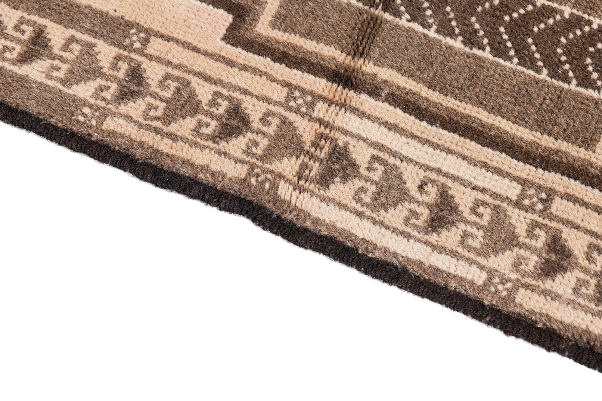 3' 4 x 6' Hand Knotted Ultra Vintage Persian Wool Rug