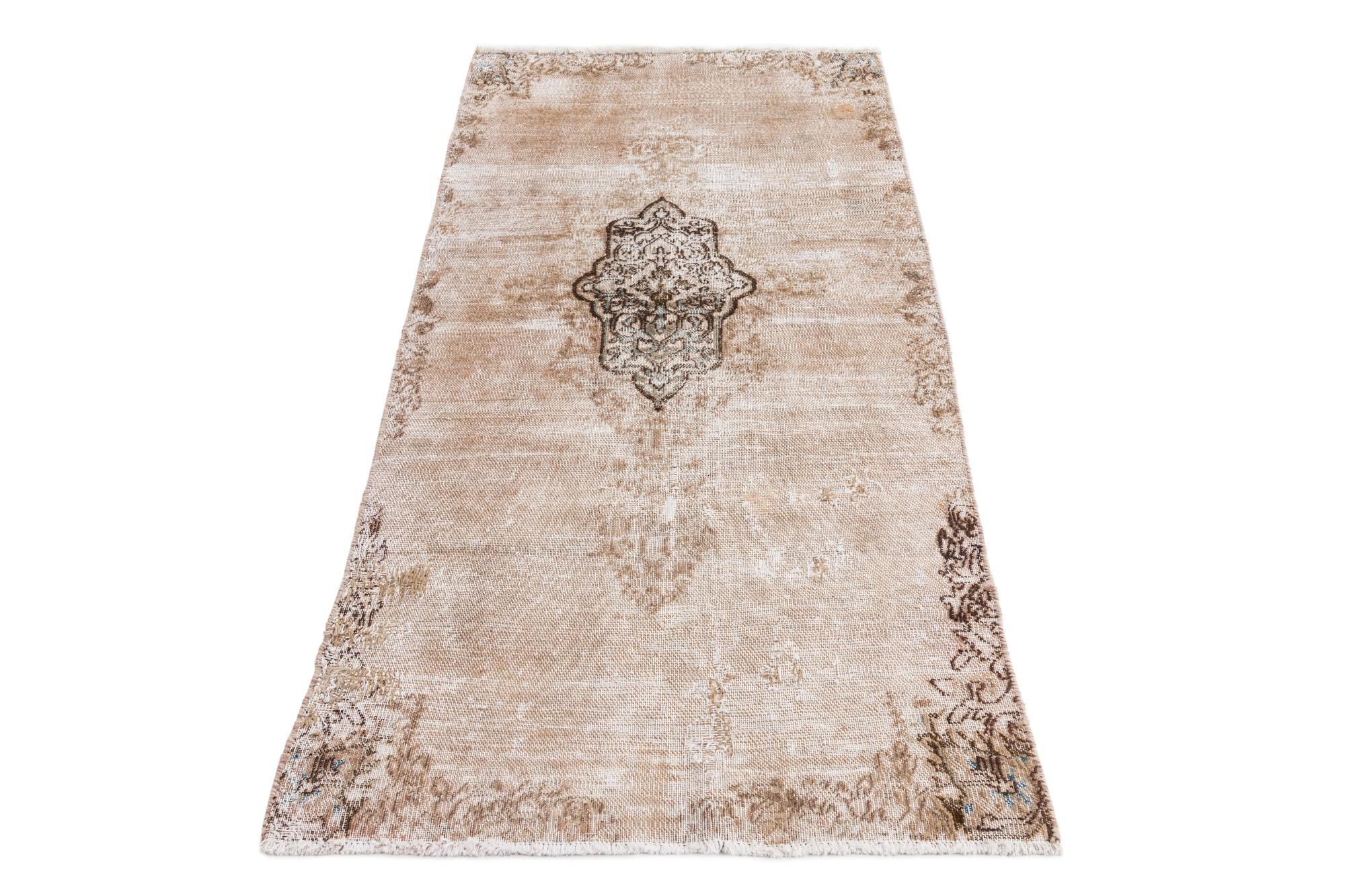 2' 10 x 5' 7 Hand Knotted Ultra Vintage Persian Wool Rug