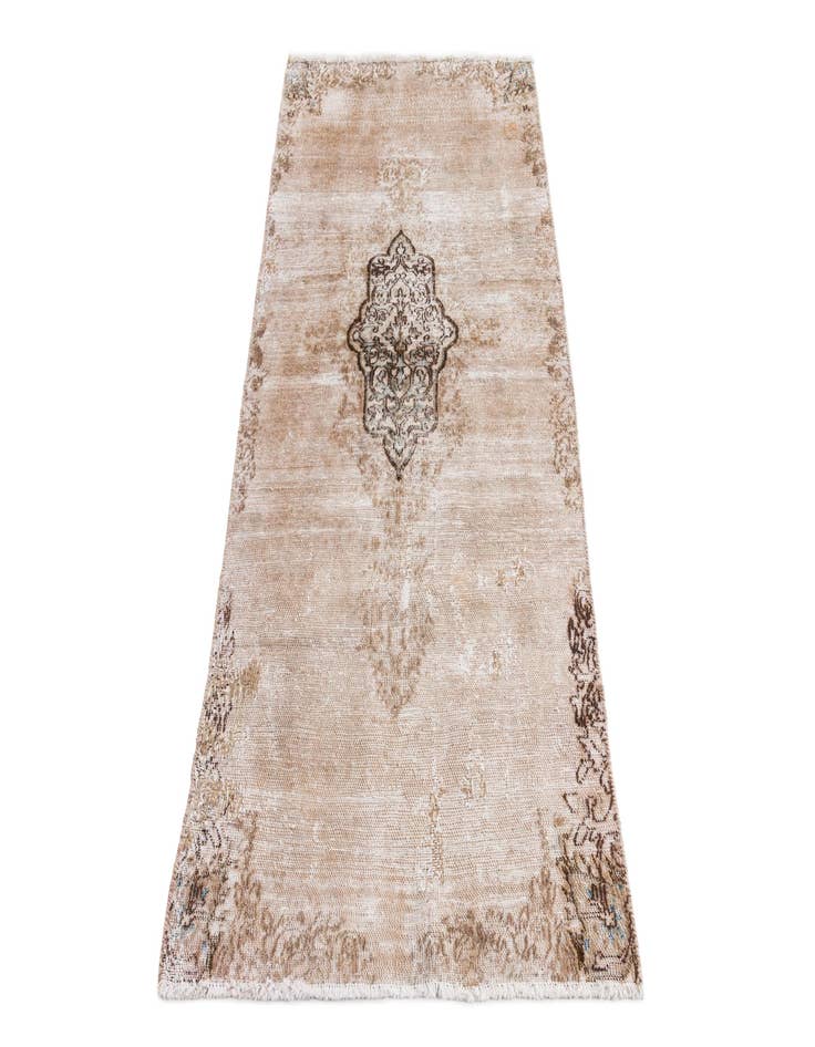 Detail image of 2' 10 x 5' 7  Hand Knotted Ultra Vintage Persian Wool Rug