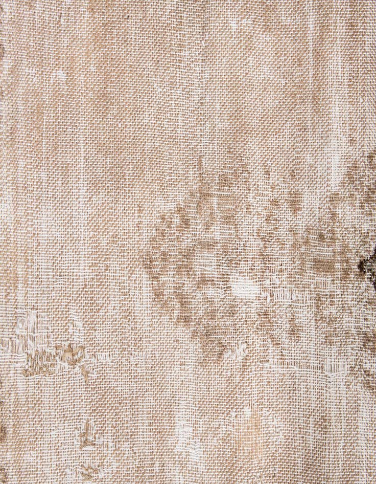 Detail image of 2' 10 x 5' 7  Hand Knotted Ultra Vintage Persian Wool Rug