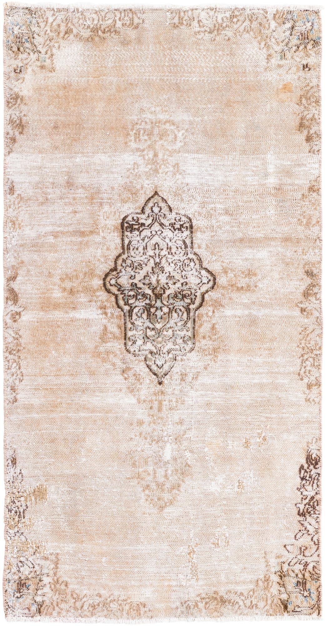 2' 10 x 5' 7 Hand Knotted Ultra Vintage Persian Wool Rug
