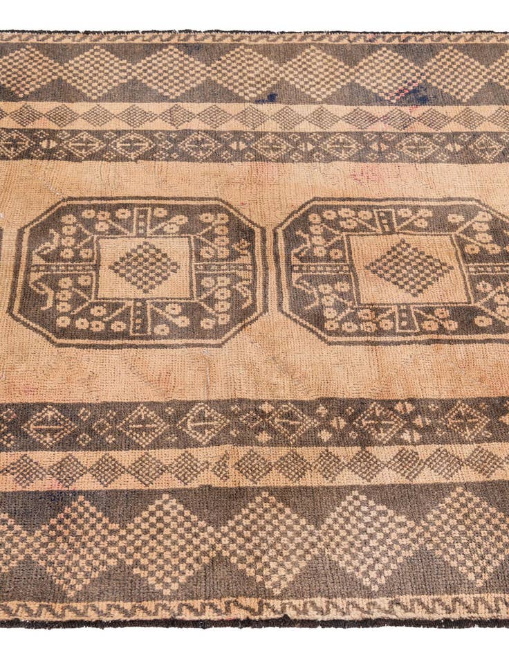 Detail image of 3' 6 x 6' 4  Hand Knotted Ultra Vintage Persian Wool Rug