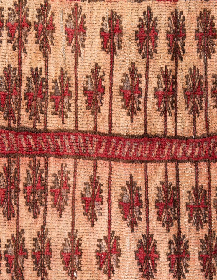 Detail image of 2' 10 x 4' 7  Hand Knotted Ultra Vintage Persian Wool Rug