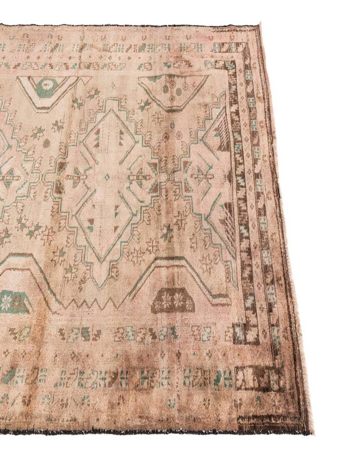 Detail image of 4' 4 x 6' 7  Hand Knotted Ultra Vintage Persian Wool Rug