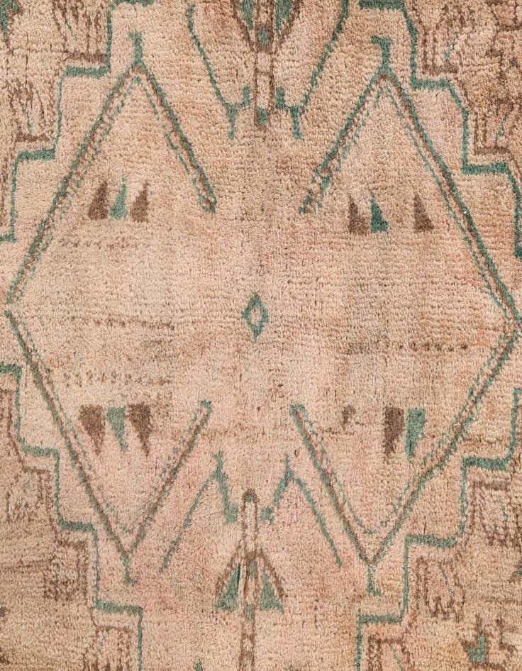 Detail image of 4' 4 x 6' 7  Hand Knotted Ultra Vintage Persian Wool Rug